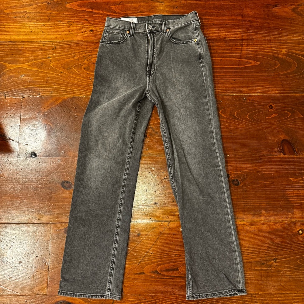 GAP Women’s  Loose High Rise. Size 27, Gray /Black Jeans‎